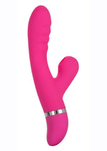 Load image into Gallery viewer, Foreplay Frenzy Pucker Silicone Rabbit Vibrator - Pink
