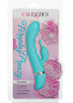 Load image into Gallery viewer, Foreplay Frenzy Teaser Silicone Rabbit Vibrator - Blue

