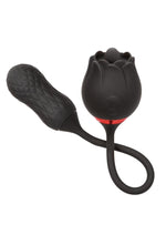 Load image into Gallery viewer, French Kiss Elite Siren Rechargeable Silicone Vibrator with Clitoral Stimulator - Black

