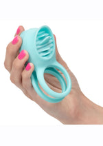 Load image into Gallery viewer, French Kiss Enhancer Silicone Rechargeable Cock Ring

