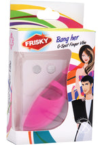 Load image into Gallery viewer, Frisky Bang Her Silicone G-Spot Finger Vibrator - Pink
