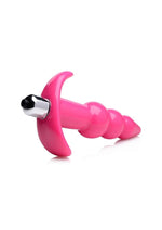 Load image into Gallery viewer, Frisky Bubbling Pink Ribbed Anal Plug
