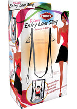 Load image into Gallery viewer, Frisky D&#39; Luxe Entry Sex Sling - Black
