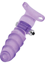 Load image into Gallery viewer, Frisky Double Finger Banger Vibrating G-Spot Glove - Purple
