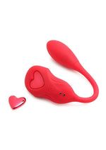 Load image into Gallery viewer, Frisky Double Love Connection Rechargeable Silicone Panty Vibe with Remote - Red
