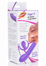 Load image into Gallery viewer, Frisky Finger It 10x Silicone Rechargeable G-Spot Pleaser Vibrator - Purple