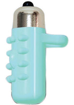 Load image into Gallery viewer, Frisky Fingers Night Teaser Silicone Finger Sleeve with Vibrating Bullet - Glow In The Dark
