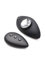 Load image into Gallery viewer, Frisky Naughty Knickers Bling Edition Silicone Panty Vibe with Remote Control - Black
