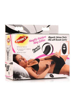 Load image into Gallery viewer, Frisky Naughty Knickers Bling Edition Silicone Panty Vibe with Remote Control - Black
