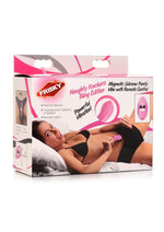 Load image into Gallery viewer, Frisky Naughty Knickers Bling Edition Silicone Panty Vibe with Remote Control - Pink
