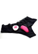 Load image into Gallery viewer, Frisky Playful Panties 10x Panty Vibe with Remote Control - Black/Purple - One Size

