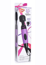 Load image into Gallery viewer, Frisky Playful Pleasure Plug In Wand Massager - Purple
