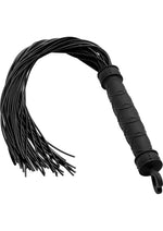 Load image into Gallery viewer, Frisky Punish Me Silicone Flogger - Black
