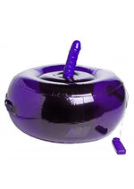 Load image into Gallery viewer, Frisky Sit-And-Ride Inflatable Seat with Vibrating Dildo - Purple

