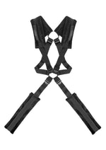 Load image into Gallery viewer, Frisky Stand and Deliver Sex Position Body Sling - Black
