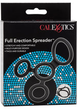 Load image into Gallery viewer, Full Erection Spreader Silicone Cock Ring - Black
