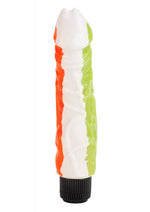 Load image into Gallery viewer, Funky Jelly Big Vibrator - Multicolor - 8in
