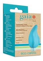 Load image into Gallery viewer, Gaia Eco Caress Rechargeable Plant Based Vibrator - Aqua/Blue