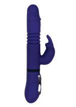Load image into Gallery viewer, Gender X All In One Rechargeable Silicone Rabbit Vibrator - Purple
