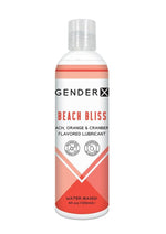 Load image into Gallery viewer, Gender X Beach Bliss Water Based Flavored Lubricant 4oz. - Peach
