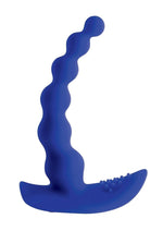 Load image into Gallery viewer, Gender X Beaded Pleasure Rechargeable Silicone Probe with Remote Control - Blue