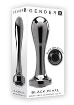 Load image into Gallery viewer, Gender X Black Pearl Anal Plug - Smoke