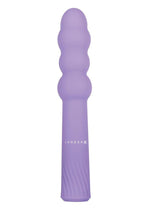 Load image into Gallery viewer, Gender X Bumpy Ride Rechargeable Silicone Vibrator - Purple