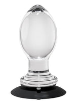 Load image into Gallery viewer, Gender X Crystal Ball Glass Plug - Clear
