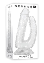 Load image into Gallery viewer, Gender X Dualistic Double-Shafted Dildo - Clear - 9in
