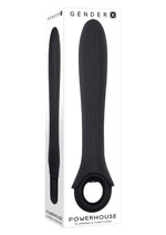 Load image into Gallery viewer, Gender X Powerhouse Rechargeable Silicone Vibrator - Black
