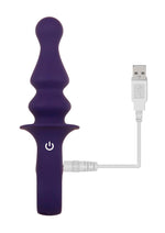 Load image into Gallery viewer, Gender X Ring Pop Rechargeable Silicone Vibrating Anal Plug
