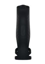 Load image into Gallery viewer, Gender X Rocketeer Rechargeable Silicone Penis Sleeve - Black
