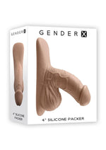 Load image into Gallery viewer, Gender X Silicone Packer Dildo - Tan - 4in
