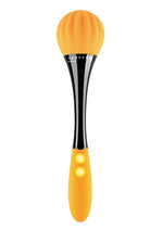 Load image into Gallery viewer, Gender X Sunflower Silicone Rechargeable Dual End Vibrator - Black/Yellow