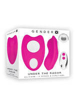 Load image into Gallery viewer, Gender X Under The Radar Rechargeable Silicone Panty Vibe with Remote Control - Pink
