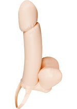 Load image into Gallery viewer, Get It On Inflatable Strap-On Penis - Vanilla - 27in
