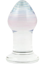 Load image into Gallery viewer, Glas Amethyst Rain Butt Plug - Purple
