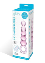 Load image into Gallery viewer, Glas Quintessence Beaded Anal Slider - Pink/Purple
