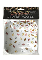 Load image into Gallery viewer, Glitterati Boobie Party Plates - Multicolor - 8 Per Pack
