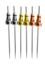 Load image into Gallery viewer, Glitterati Hor D&#39; Oeuvre&#39;s Picks - Assorted Colors/Gold/Rose Gold/Silver - 6 Per Set
