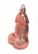 Load image into Gallery viewer, Glitterati Metallic Penis Ornaments - Gold/Rose Gold/Silver - 8 Pack
