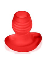 Load image into Gallery viewer, Glowhole 1 Hollow Buttplug with Led Insert - Small - Red Morph - Red - Small
