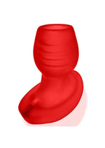 Load image into Gallery viewer, Glowhole 2 Hollow Buttplug with Led Insert - Large - Red Morph - Red - Large
