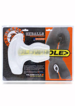 Load image into Gallery viewer, Glowhole 2 Light Up Hollow Silicone Buttplug - Cool Ice - Large
