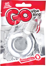 Load image into Gallery viewer, Go Vibe Ring Disposable Cock Ring - Clear
