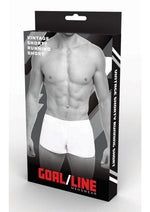 Load image into Gallery viewer, Goal Line Extreme Split Booty Shorts - Black - Medium/Small