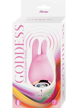 Load image into Gallery viewer, Goddess Diamond Rechargeable Silicone Bunny Tickler - Pink
