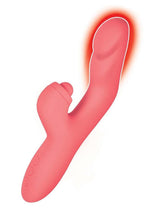 Load image into Gallery viewer, Goddess Heat Up Rechargeable Silicone Tapping Massager
