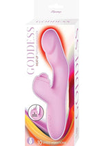Load image into Gallery viewer, Goddess Heat Up Rechargeable Silicone Tapping Massager - Lavender/Purple
