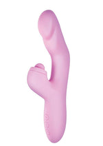 Load image into Gallery viewer, Goddess Heat Up Rechargeable Silicone Tapping Massager - Lavender/Purple
